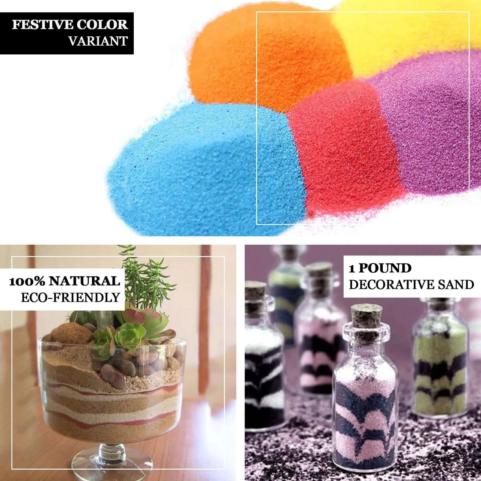 1 Pound Coral Decorative Sand For Vase Filler