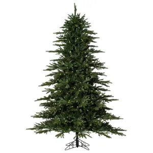 10' x 74" Kamas Fraser Fir Artificial Christmas Tree Warm White Dura-lit LED