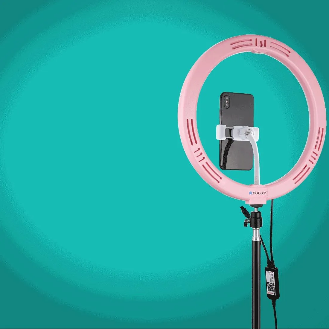 11.8 Dual-temp Led Ring Light with Tripod & Remote