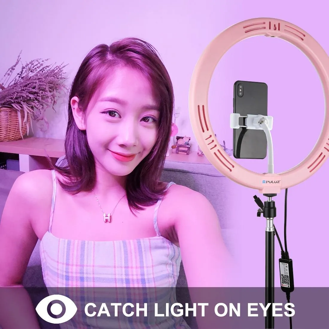 11.8 Dual-temp Led Ring Light with Tripod & Remote