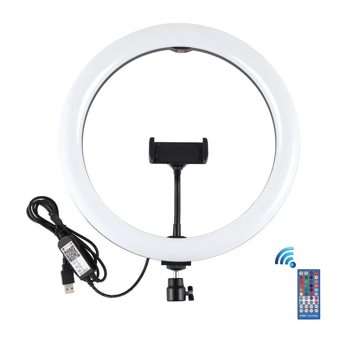 11.8 Dual-temp Led Ring Light with Tripod & Remote