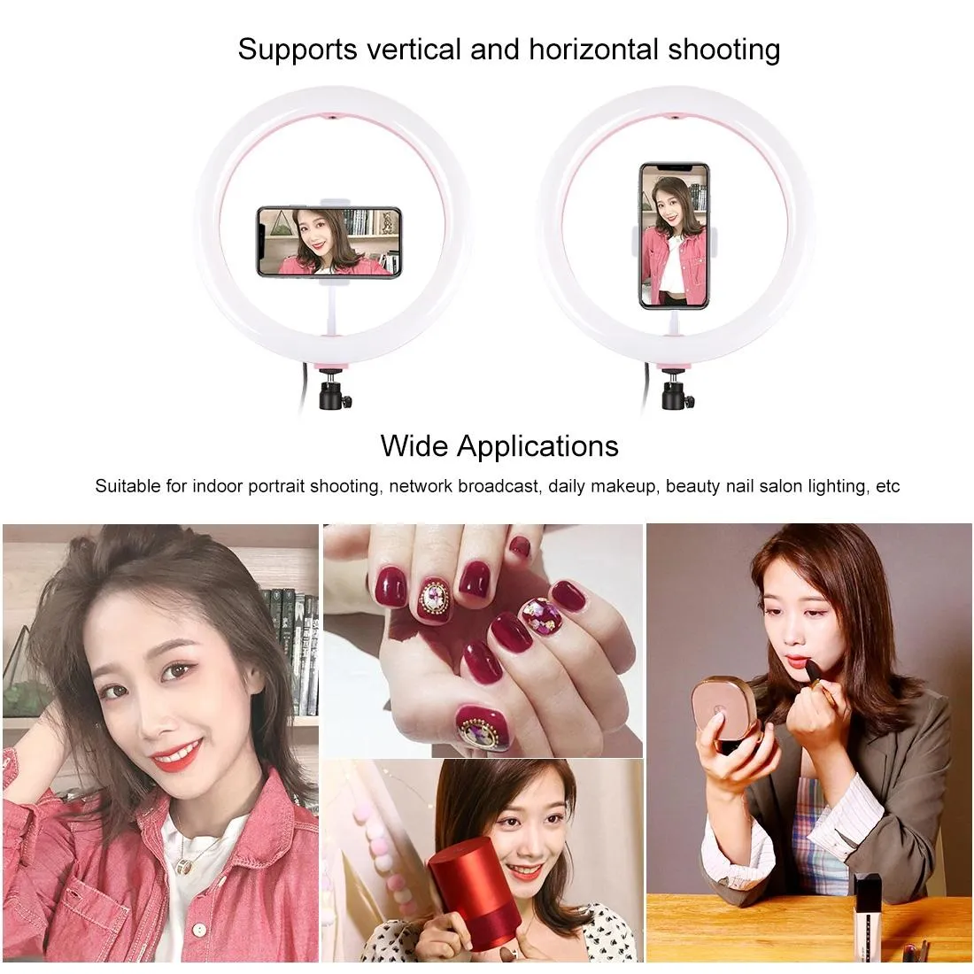 11.8 Dual-temp Led Ring Light with Tripod & Remote