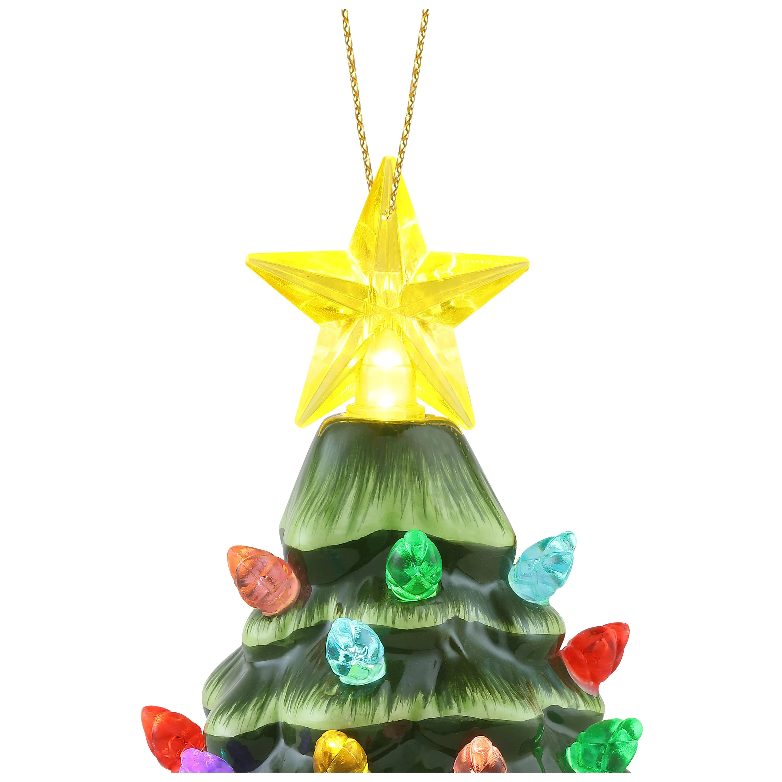 5 in. Nostalgic Ceramic Tree - Green