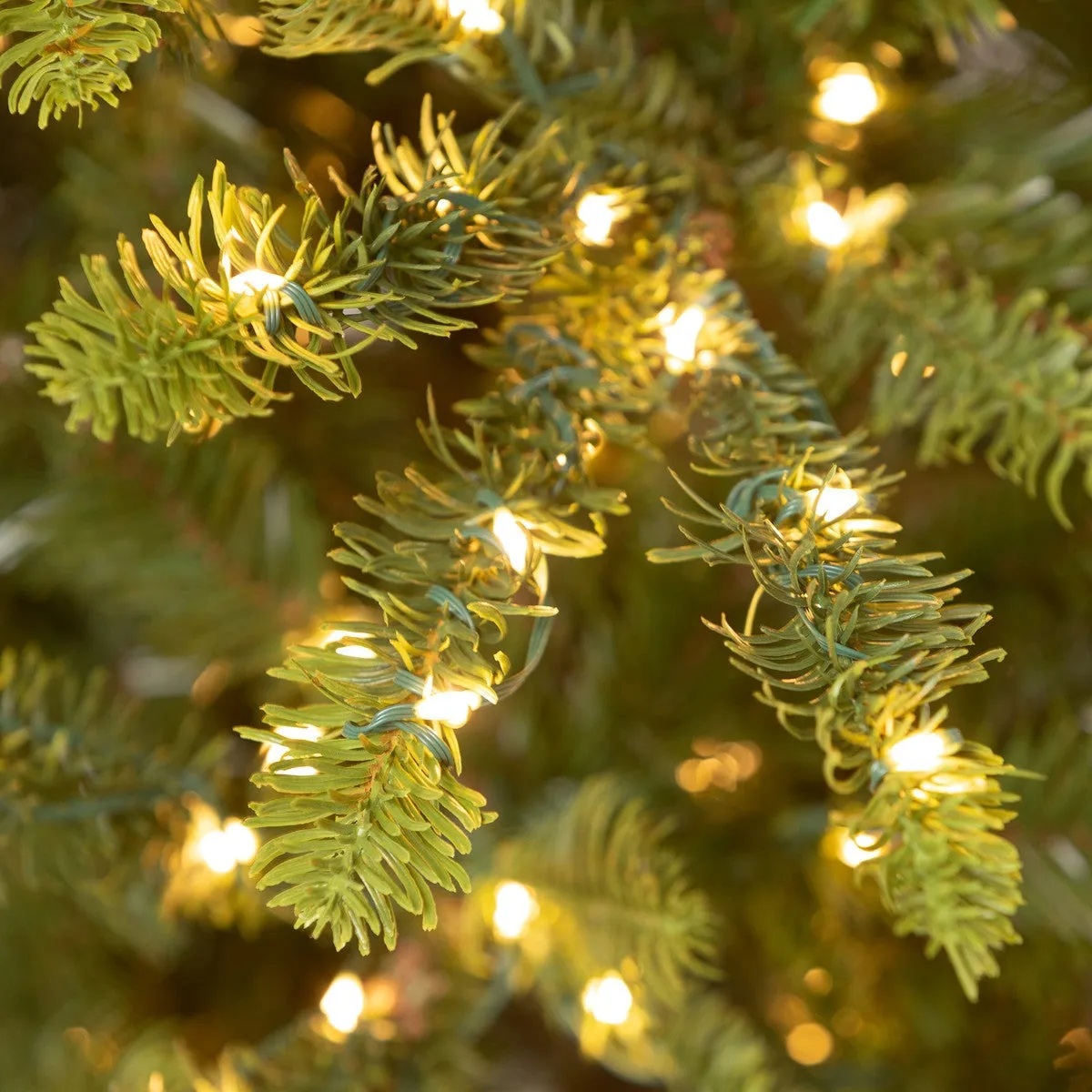 7.5' Great Northern Spruce Christmas Tree With Micro LED Lights
