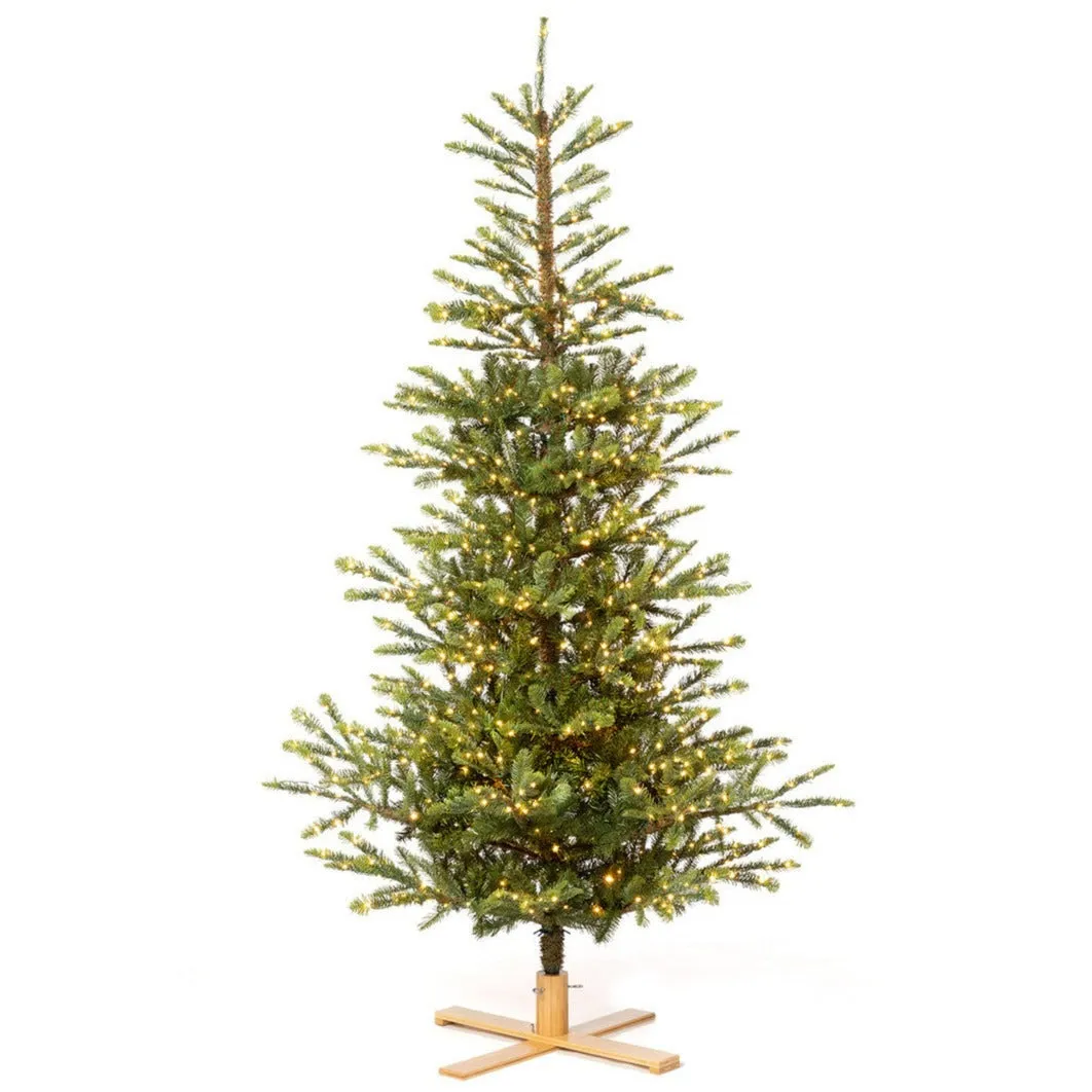 7.5' Great Northern Spruce Christmas Tree With Micro LED Lights