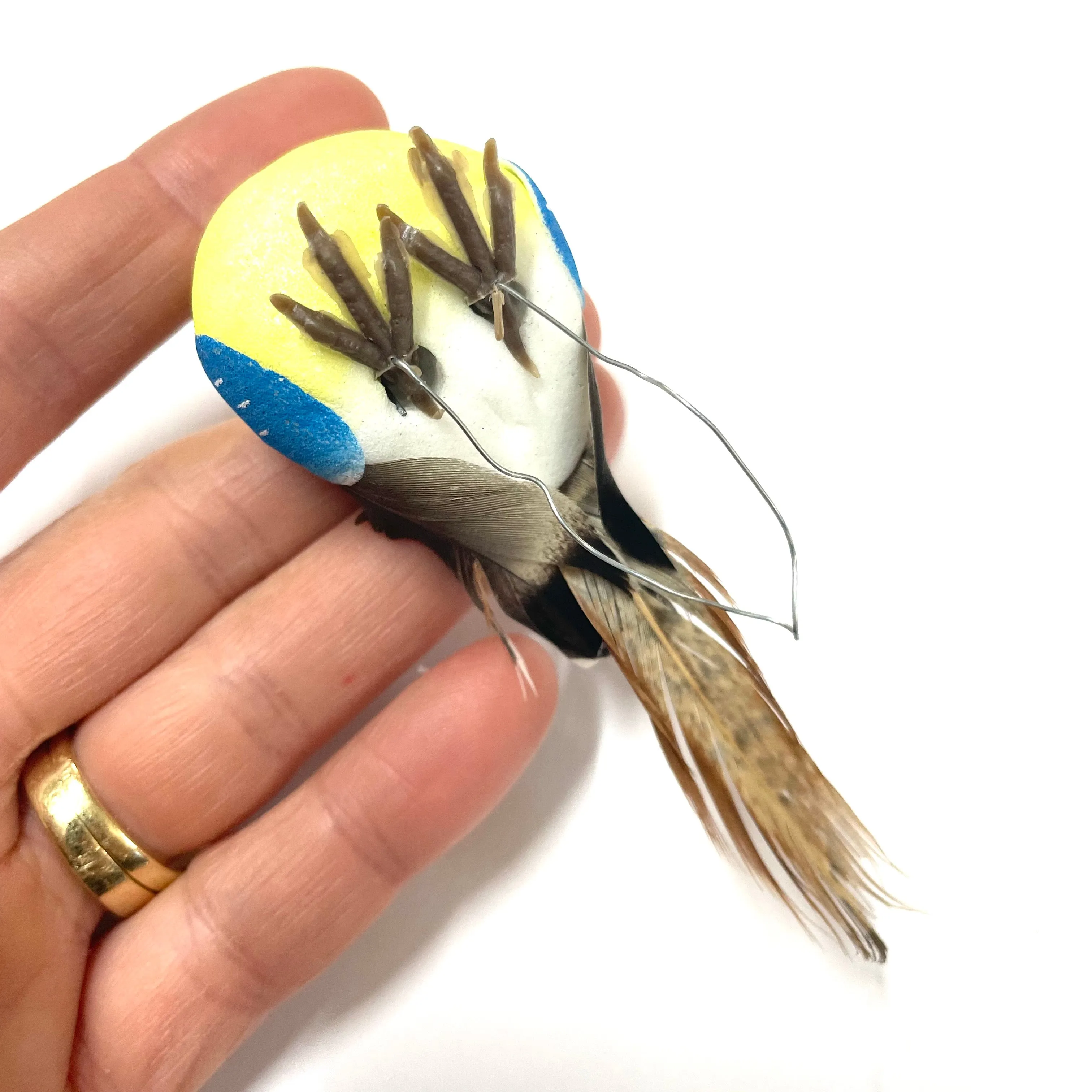Artificial Realistic Decorative Colourful Foam Feather Birds x 6pcs (Style 4)