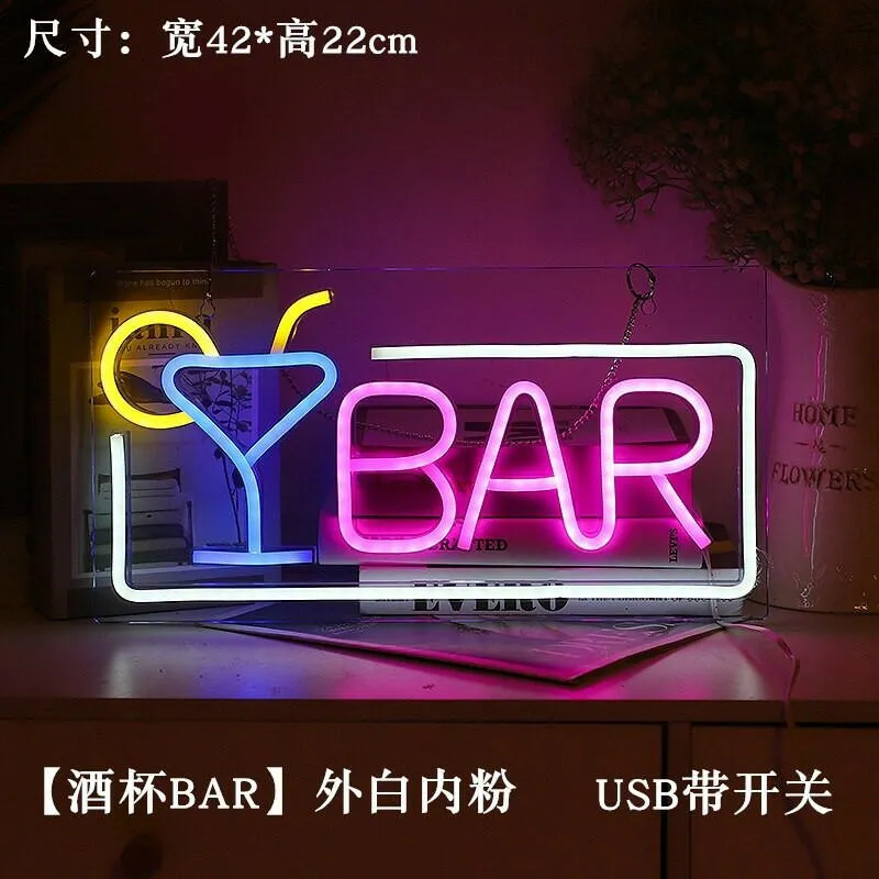 Bluetooth Neon RGB-LED Bar Sign