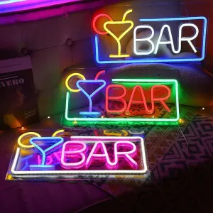 Bluetooth Neon RGB-LED Bar Sign