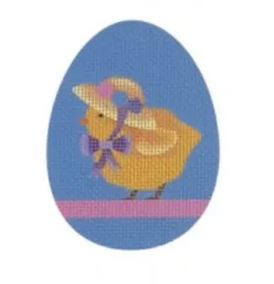 Bonnet Chick Egg Canvas