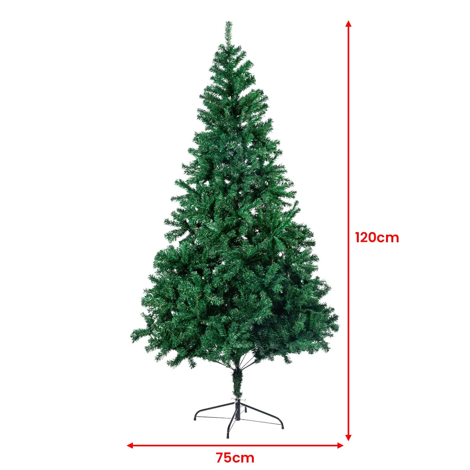 Christmas 1.2M 300 Tips Green - Tree Xmas Decorations