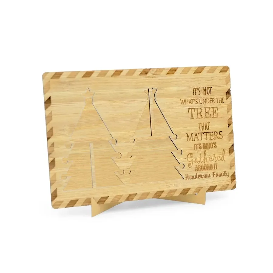 Christmas Wood Card