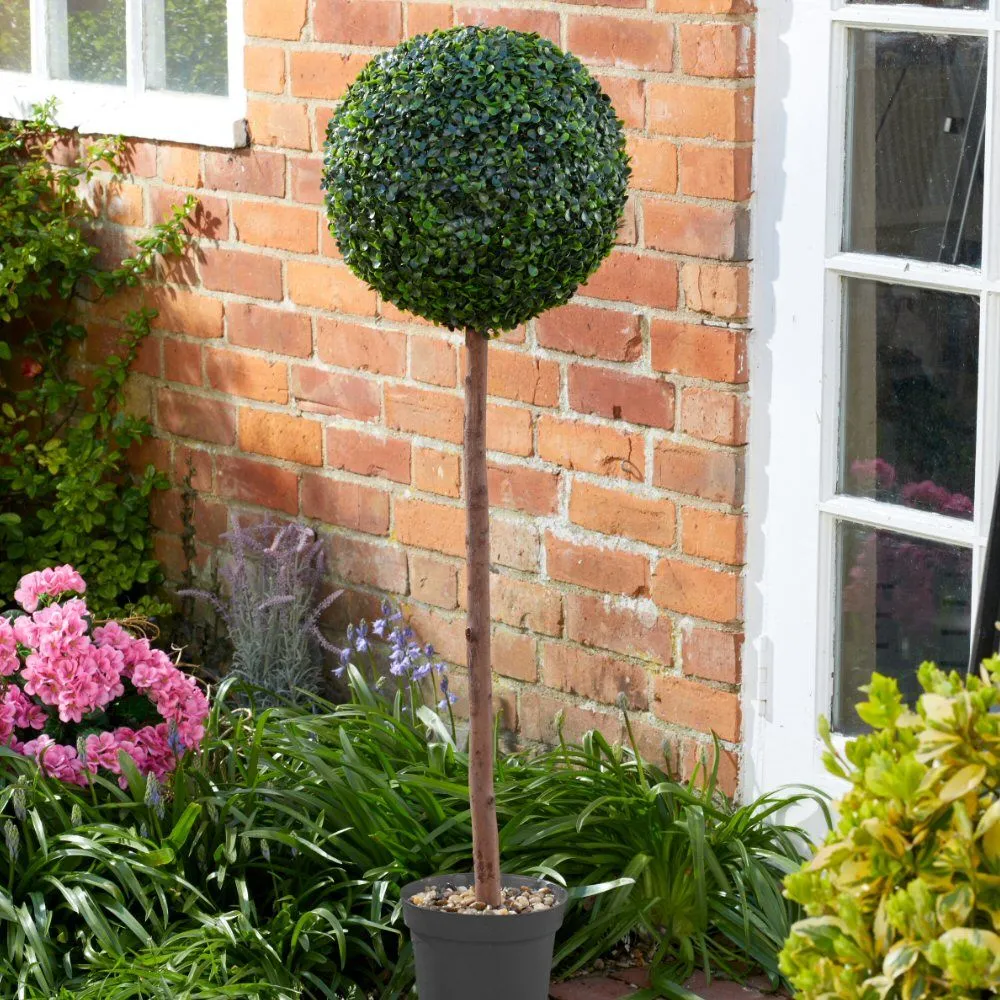 Faux Decor 120cm Artificial Uno Topiary Tree