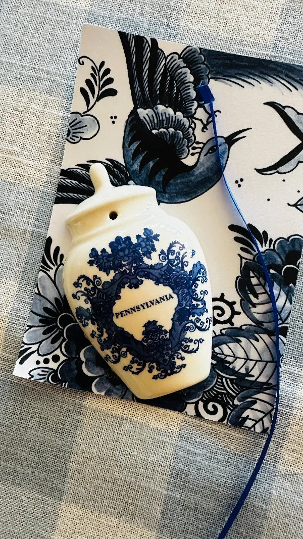 Ginger Jar Ornaments by Royal Goedewaagen 3 Styles - MD 2 available, PA 3 Available, GA 1 available