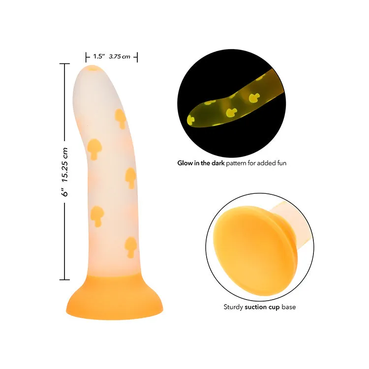 Glow Stick Mushroom Glow-in-the-Dark Dildo