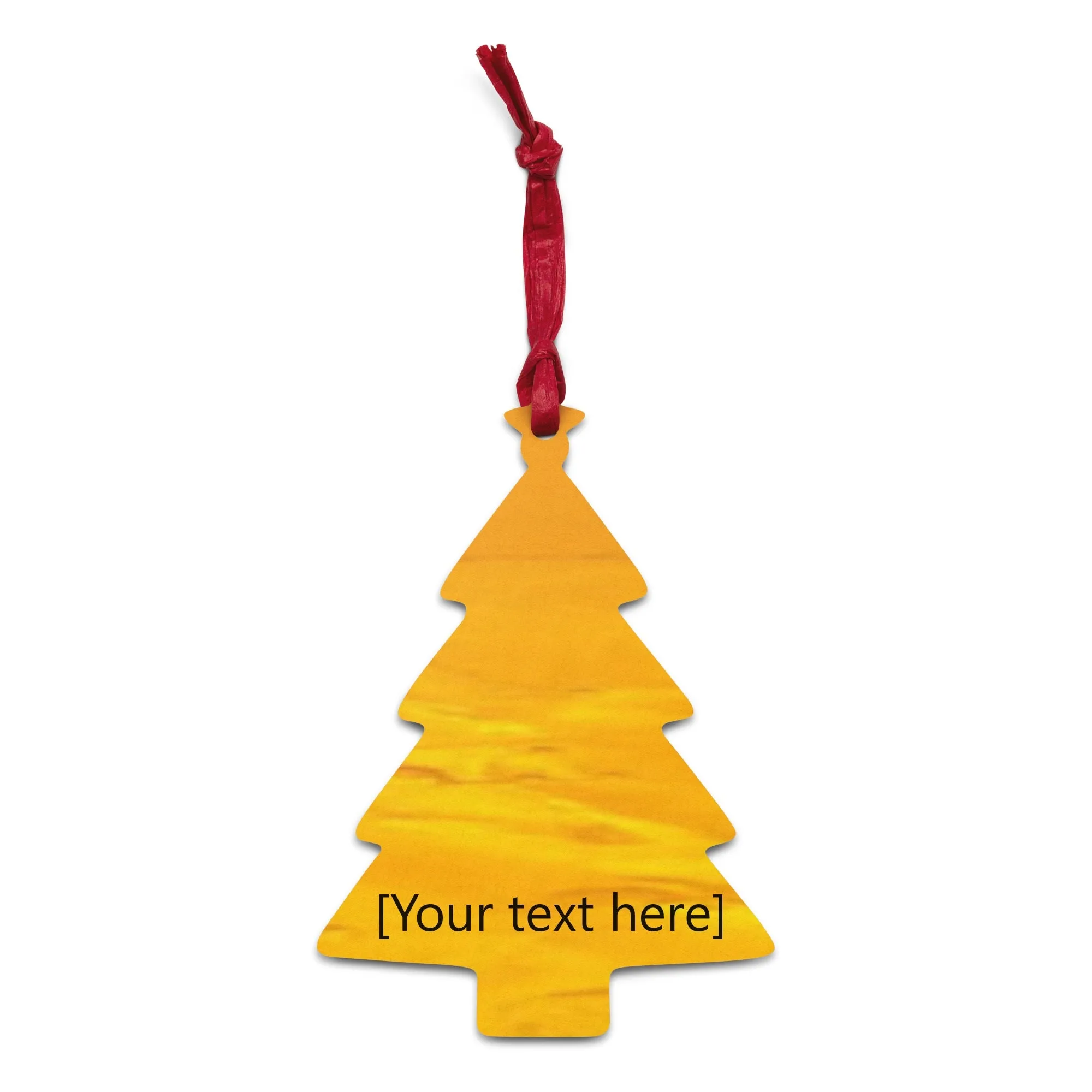 Golden Sunset Wooden Ornament Blanks