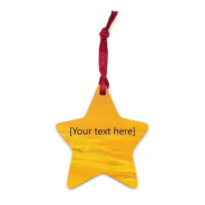 Golden Sunset Wooden Ornament Blanks