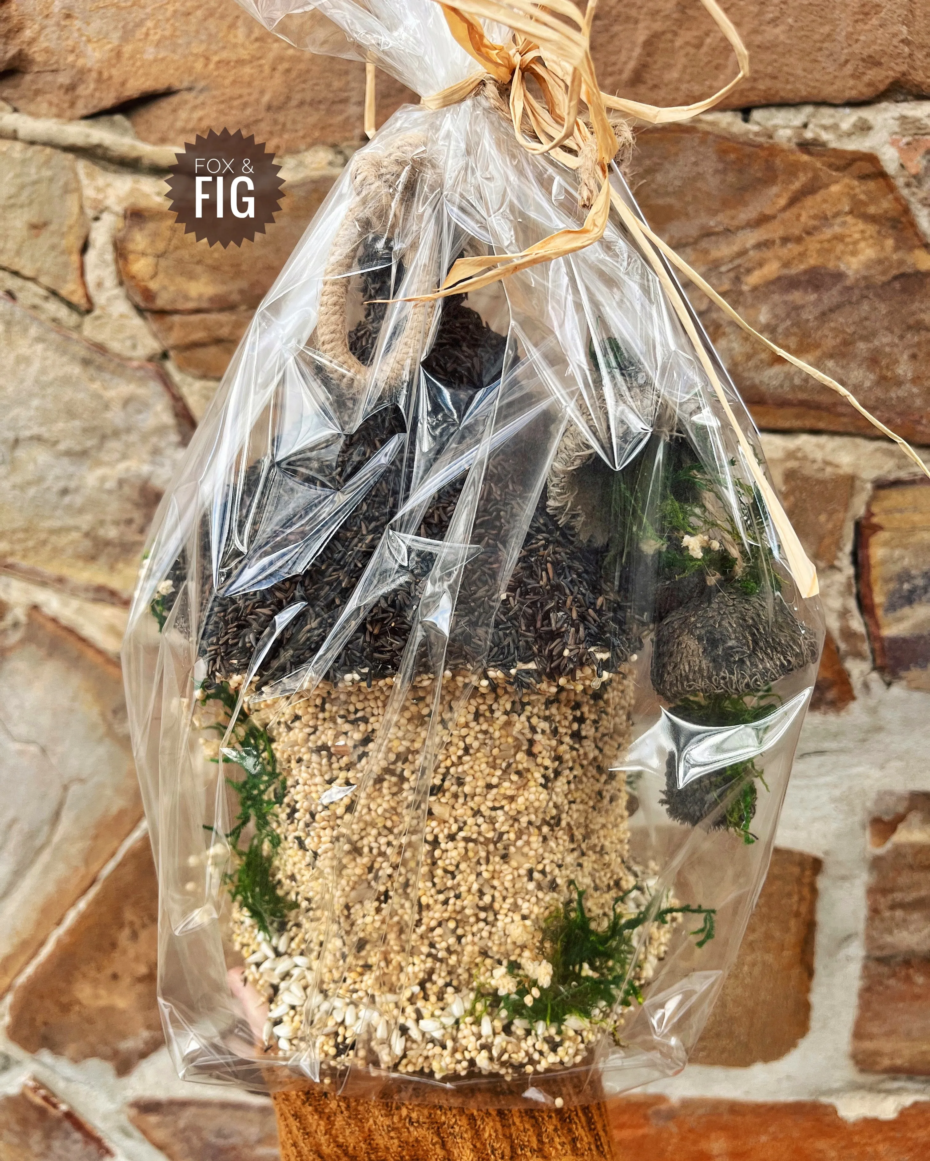 Handcrafted Bird Seed House ~ 3 Styles