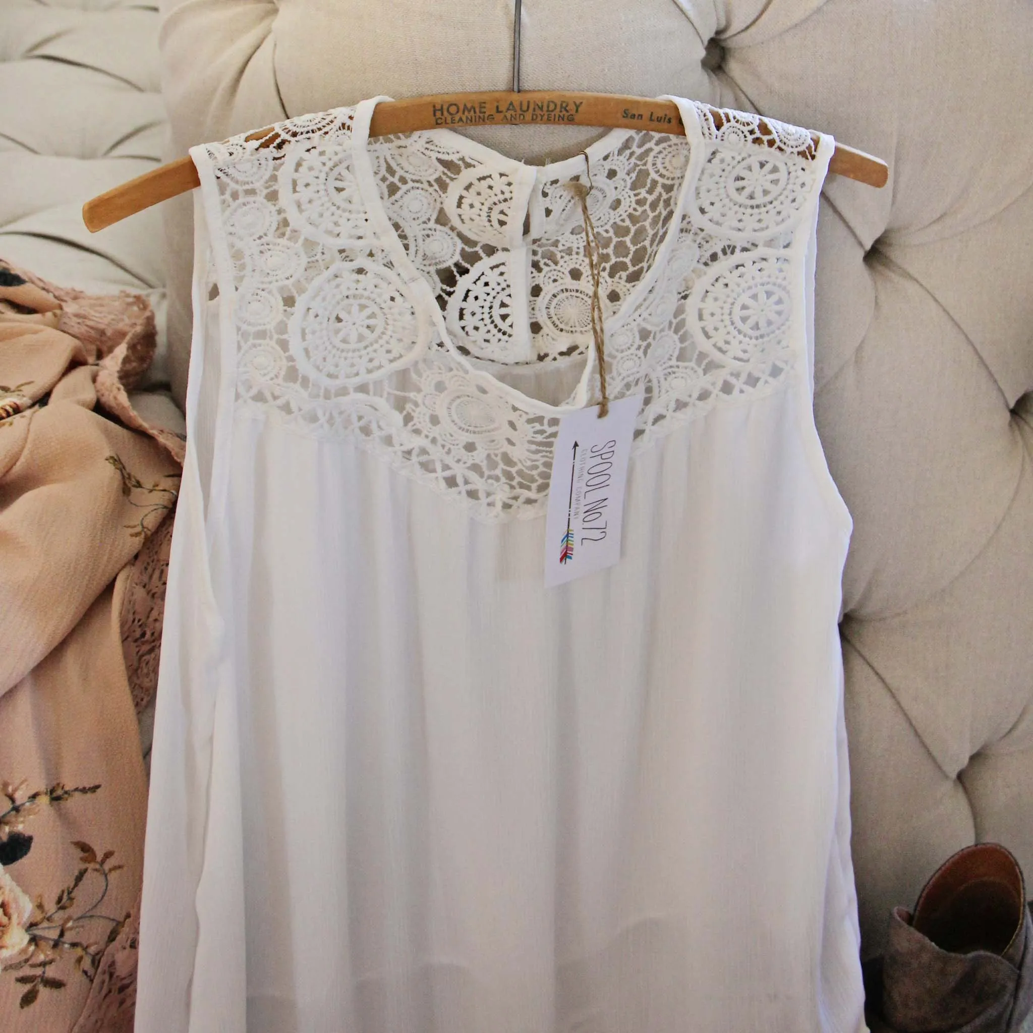 Icicle Lace Layering Top