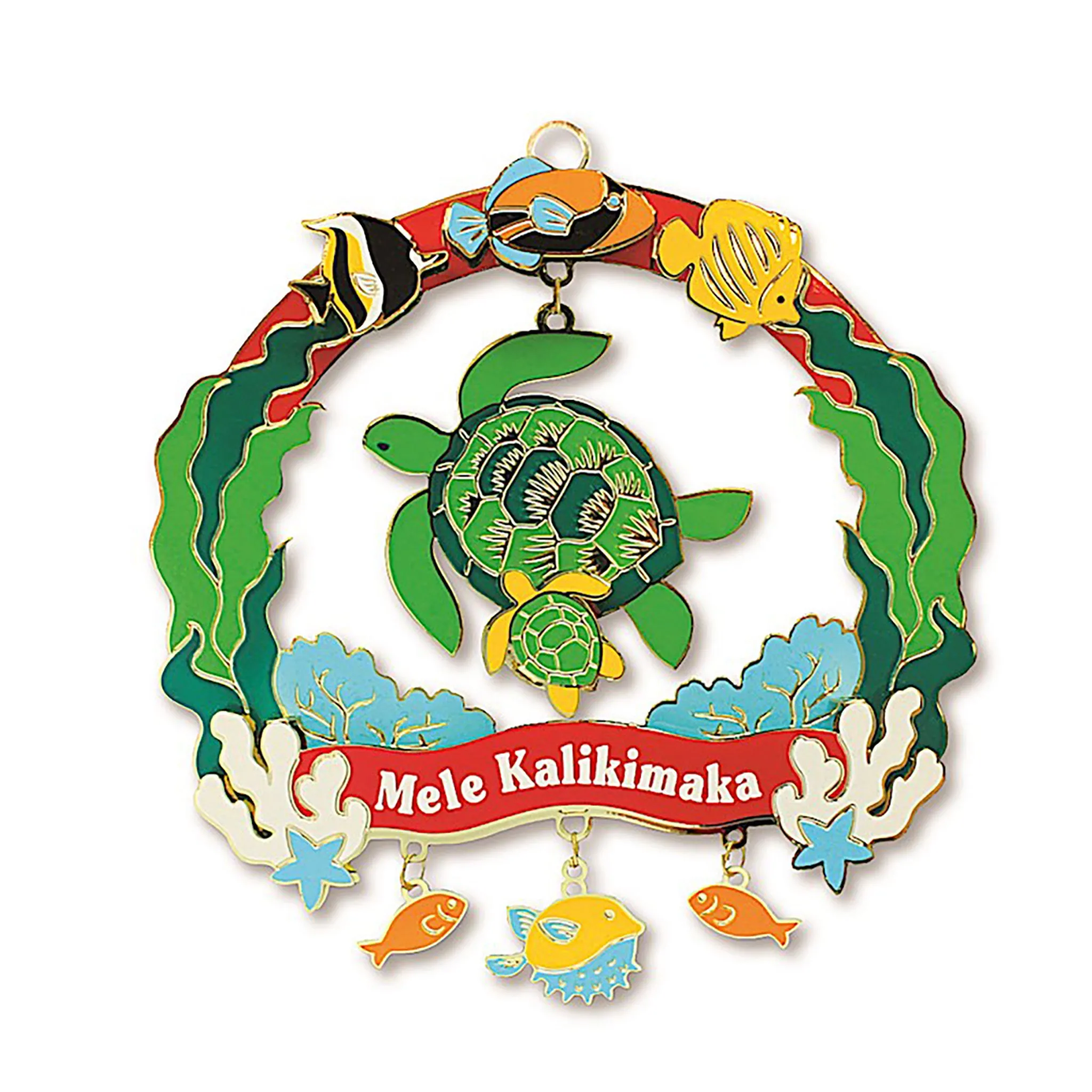 Island Treasures Metal Ornaments