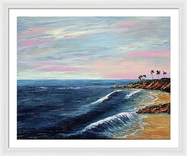 La Jolla Twilight - Framed Print