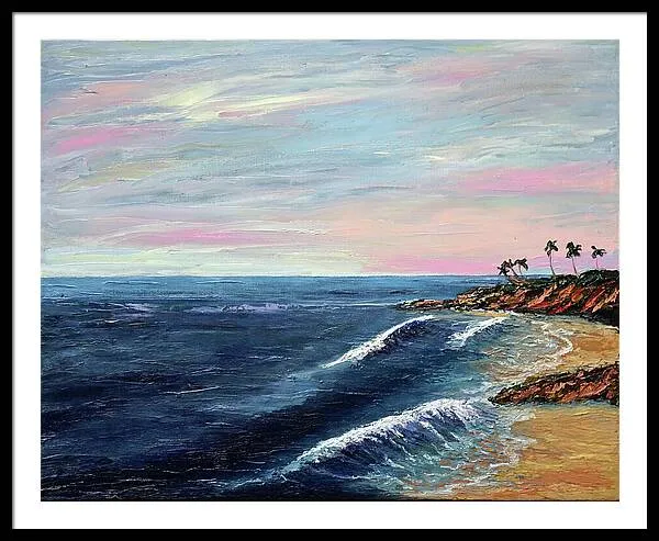 La Jolla Twilight - Framed Print