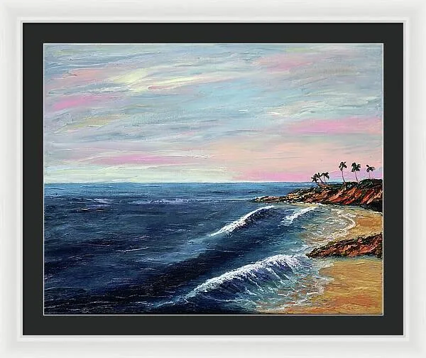 La Jolla Twilight - Framed Print