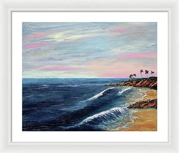 La Jolla Twilight - Framed Print