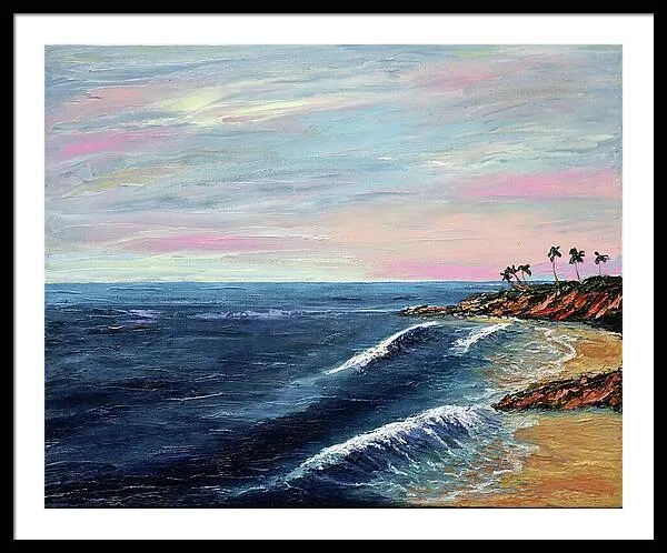 La Jolla Twilight - Framed Print