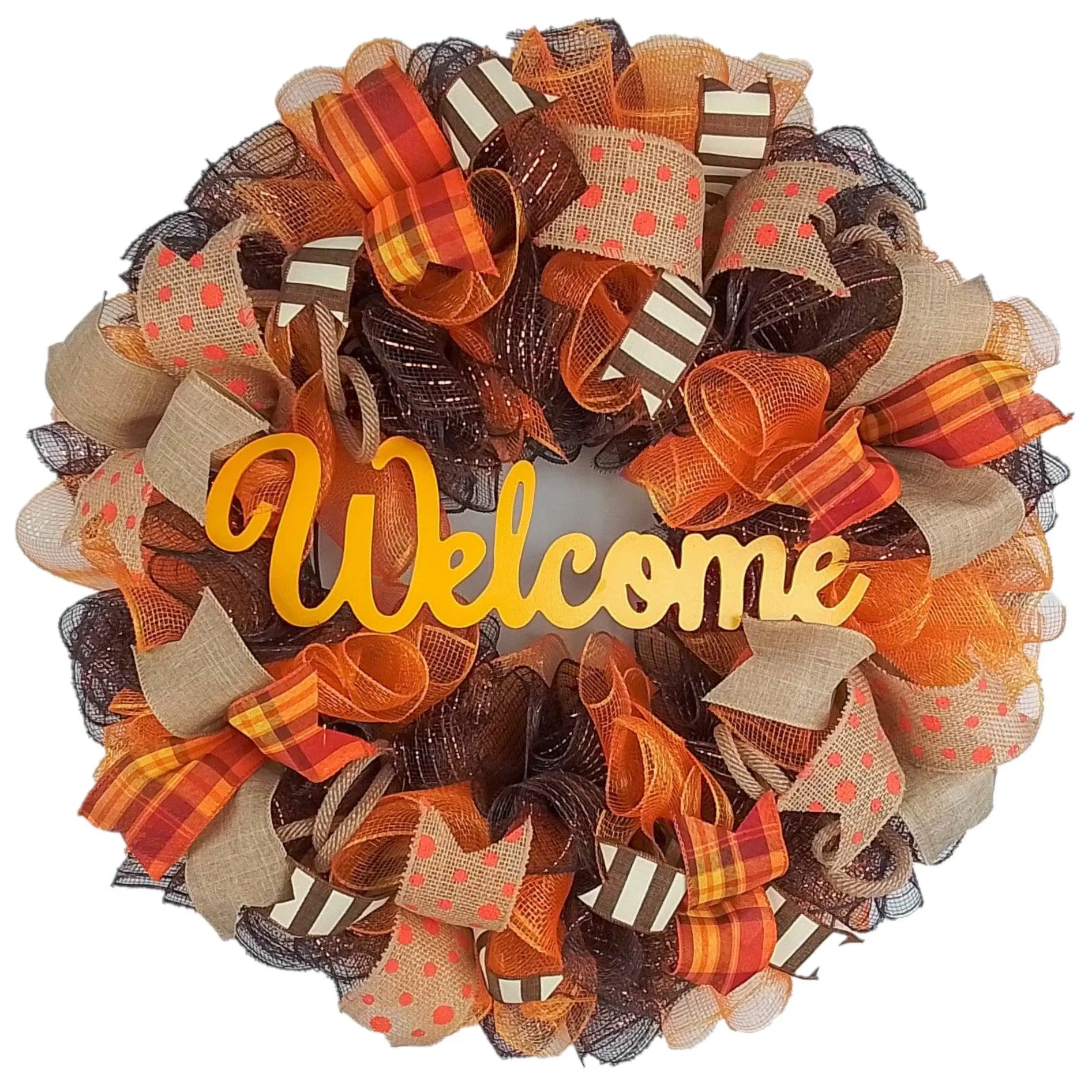 Mustard Yellow Fall Wreath, Fall Front Door Wreath : F3