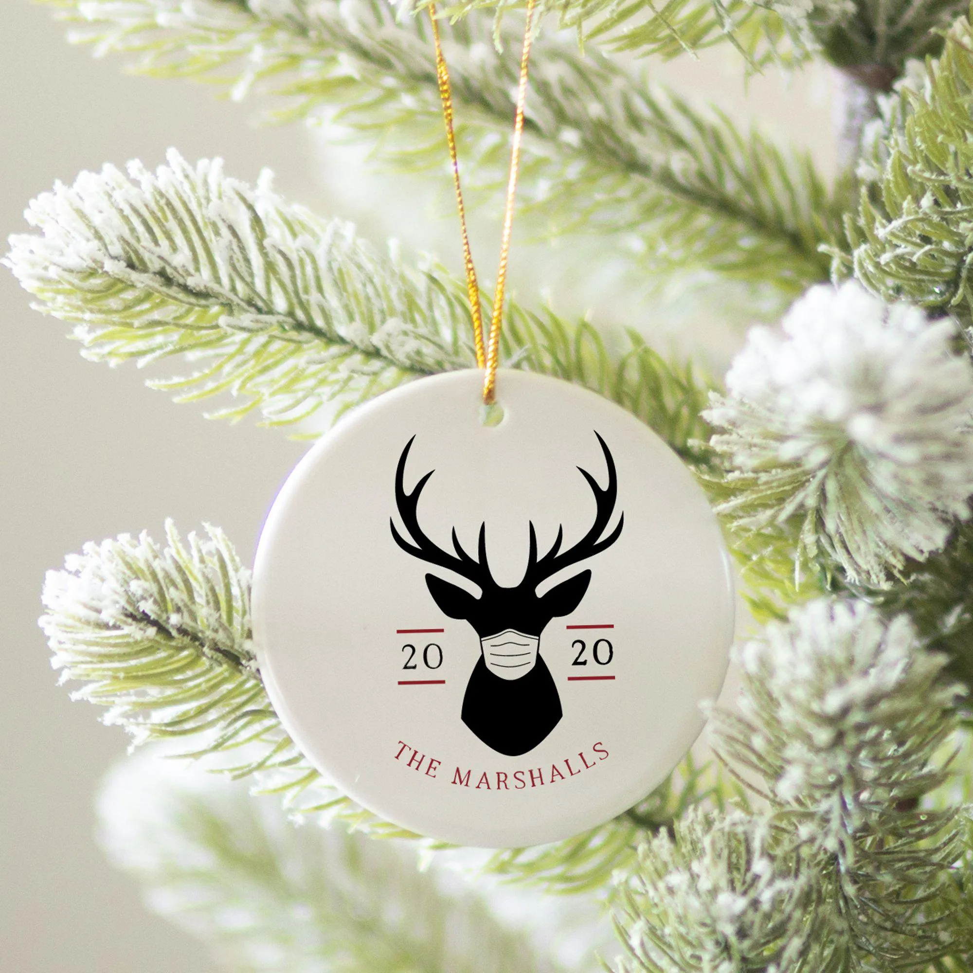 Personalized And To All a Goodnight Christmas Ornament