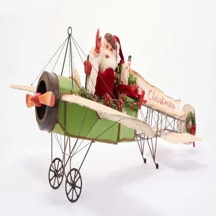 Santa In Air Plane 28-028735