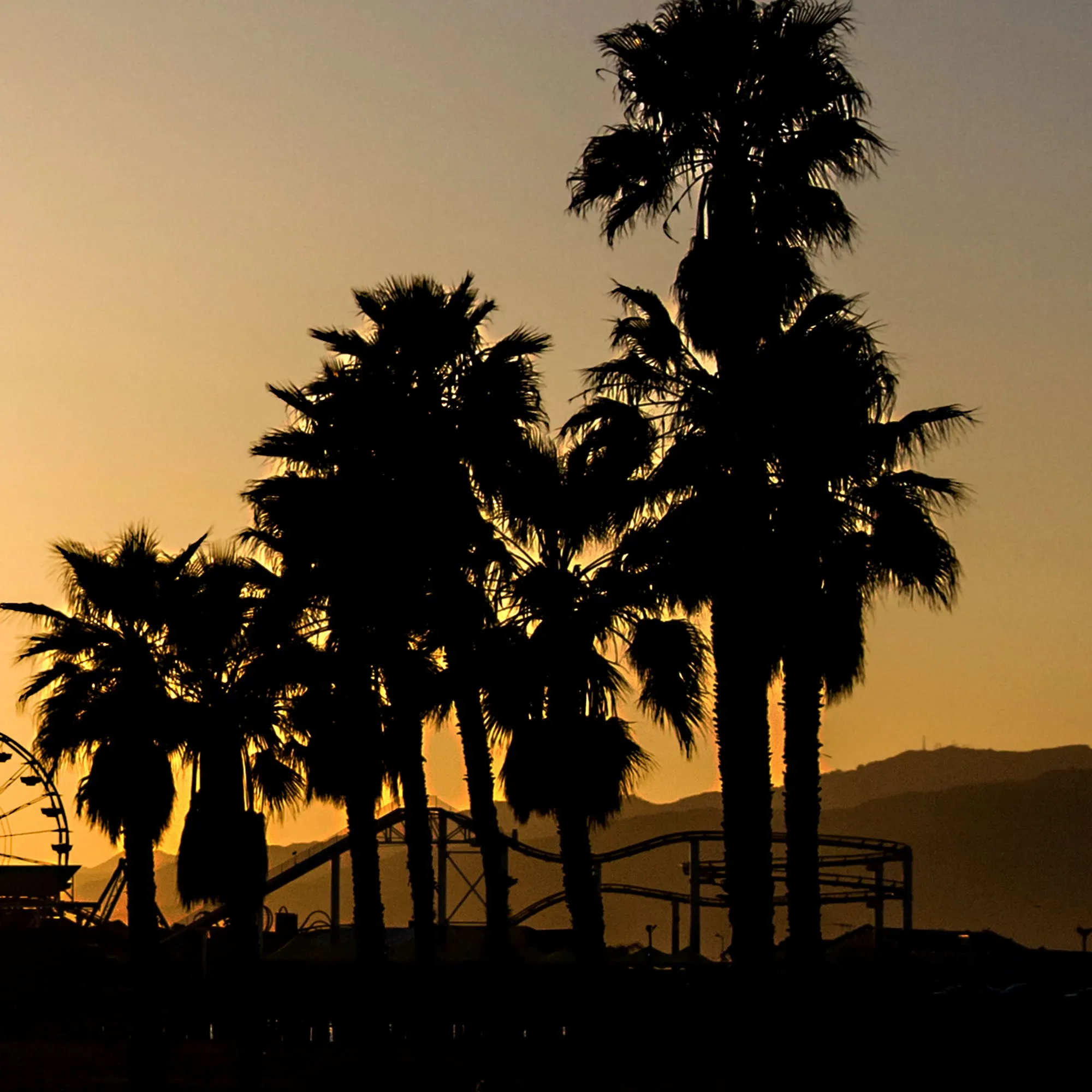 Santa Monica Pier on Canvas