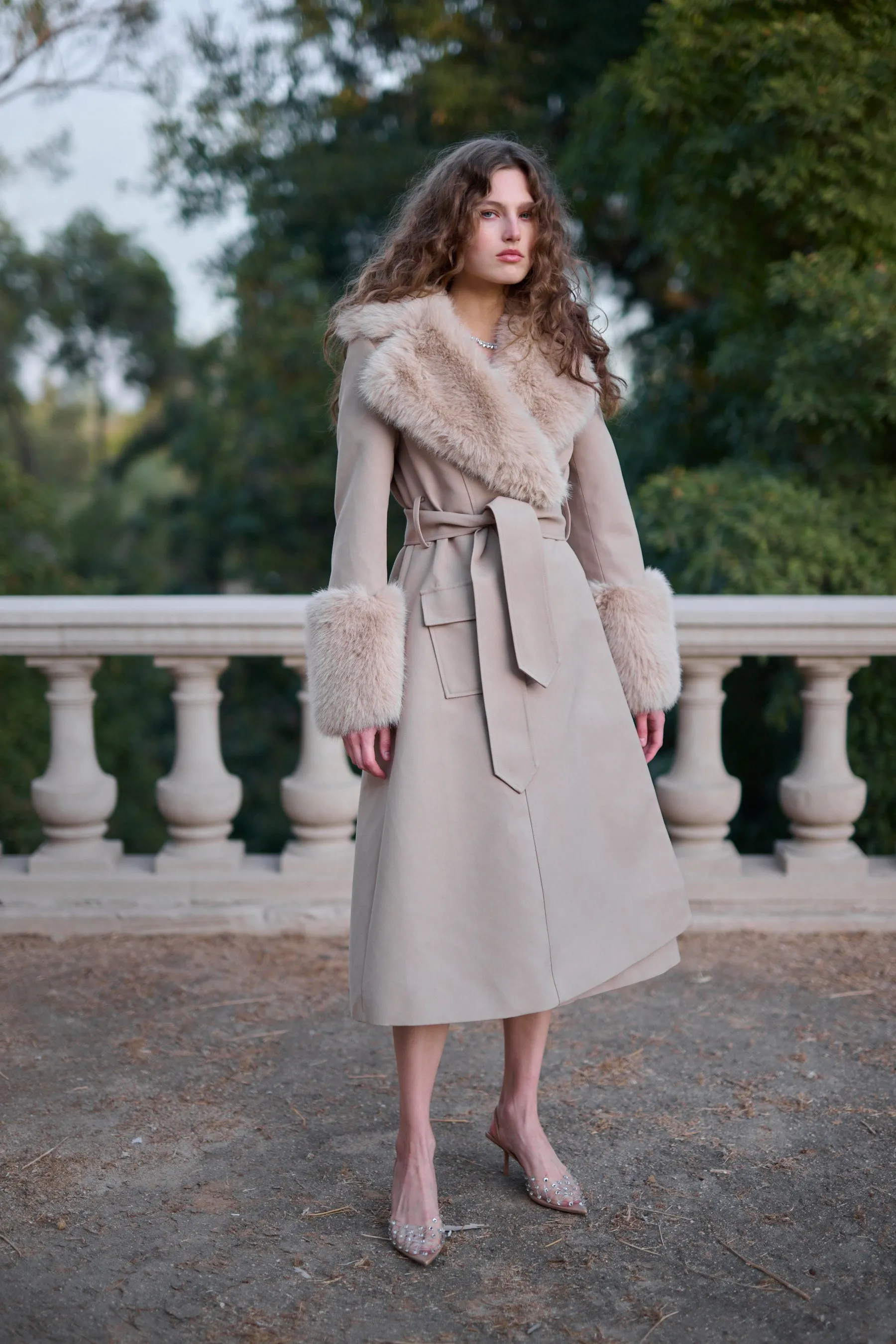Cozy Almond Groupie Oversized Coat - Stylish & Comfortable Outerwear for Everyday Wear