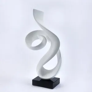 White Flow Sculpture