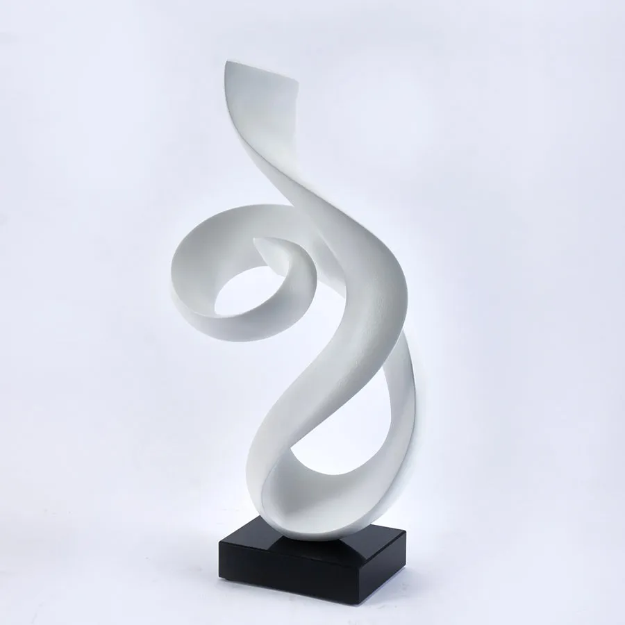 White Flow Sculpture