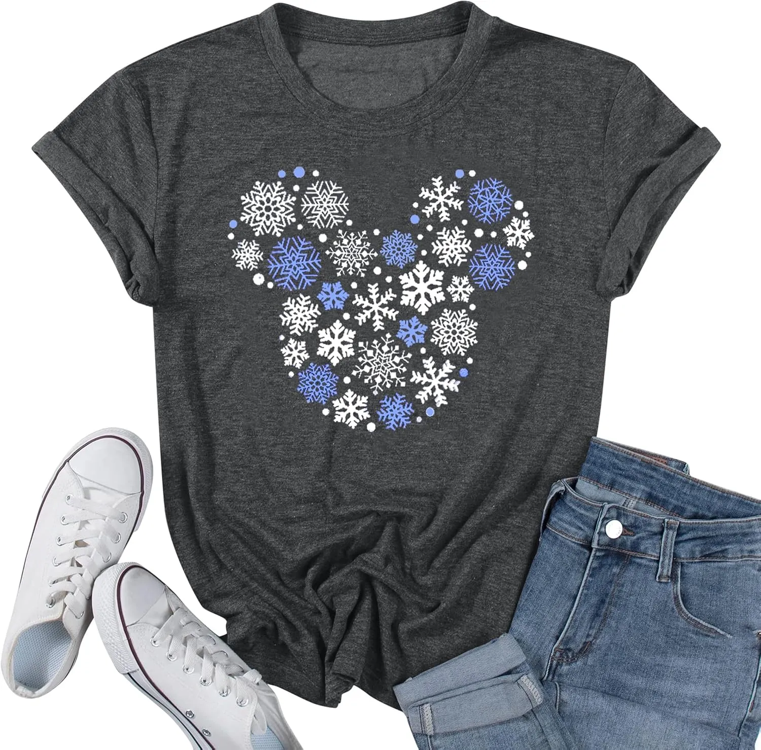 Women Magic Kingdom Castle Shirt Castle Fairy Graphic Tee Women Casual Vacation Holiday Short Sleeve Tee Top
